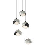 Brooklyn Multi Light Pendant - Black / Sterling