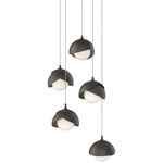 Brooklyn Multi Light Pendant - Natural Iron / Oil Rubbed Bronze