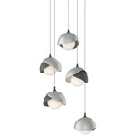 Brooklyn Multi Light Pendant - Natural Iron / Vintage Platinum