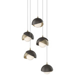 Brooklyn Multi Light Pendant - Soft Gold / Oil Rubbed Bronze