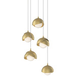 Brooklyn Multi Light Pendant - Modern Brass / Modern Brass