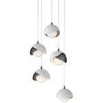 Brooklyn Multi Light Pendant - Ink / White