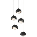 Brooklyn Multi Light Pendant - Ink / Black