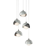 Brooklyn Multi Light Pendant - Ink / Vintage Platinum