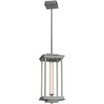 Athena Tall Pendant - Vintage Platinum / Clear