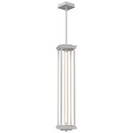 Athena Tall Pendant - White / Clear
