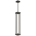Athena Tall Pendant - Dark Smoke / Clear