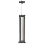 Athena Tall Pendant - Natural Iron / Clear