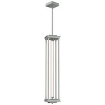Athena Tall Pendant - Vintage Platinum / Clear