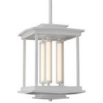 Athena Pendant - White / Clear
