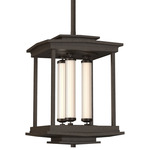 Athena Pendant - Bronze / Clear