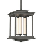 Athena Pendant - Natural Iron / Clear