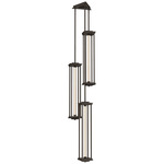Athena Multi Light Pendant - Bronze / Clear