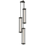Athena Multi Light Pendant - Dark Smoke / Clear