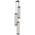 Athena Multi Light Pendant - Natural Iron / Clear