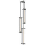 Athena Multi Light Pendant - Vintage Platinum / Clear