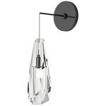 Luma Hanging Wall Sconce - Ink / Crystal