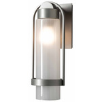 Alcove Outdoor Wall Sconce - Coastal Burnished Steel / Frosted