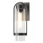 Alcove Outdoor Wall Sconce - Coastal Black / Clear