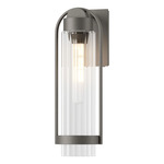 Alcove Outdoor Wall Sconce - Coastal Natural Iron / Clear