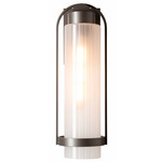 Alcove Outdoor Wall Sconce - Coastal Dark Smoke / Frosted
