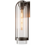 Alcove Outdoor Wall Sconce - Coastal Dark Smoke / Clear