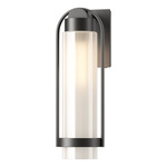 Alcove Outdoor Wall Sconce - Coastal Black / Frosted