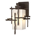 Tura Outdoor Wall Sconce - Coastal Bronze / Opal