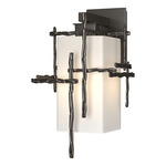 Tura Outdoor Wall Sconce - Coastal Oil Rubbed Bronze / Opal