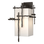 Tura Outdoor Wall Sconce - Coastal Oil Rubbed Bronze / Opal