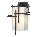 Tura Outdoor Wall Sconce - Coastal Black / Opal