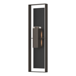 Shadow Box Tall Outdoor Wall Sconce - Coastal Oil Rubbed Bronze / Coastal Black