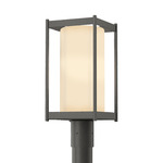 Cela Outdoor Post Light - Coastal Natural Iron / Opal