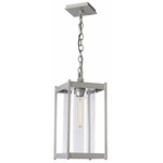 Cela Outdoor Pendant - Coastal Burnished Steel / Clear