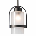 Alcove Outdoor Pendant - Coastal Oil Rubbed Bronze / Frosted