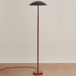 Arundel Floor Lamp - Oxide Red / Black Shade