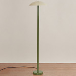 Arundel Floor Lamp - Reed Green / Bone Shade