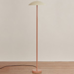 Arundel Floor Lamp - Peach / Bone Shade