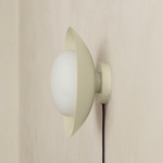 Arundel Mushroom Surface Mount - Bone Canopy / Bone Shade