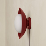 Arundel Mushroom Surface Mount - Oxide Red Canopy / Oxide Red Shade