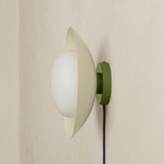 Arundel Mushroom Surface Mount - Reed Green Canopy / Bone Shade