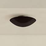 Brass Arundel Surface Mount - Pewter Canopy / Blackened Brass Shade
