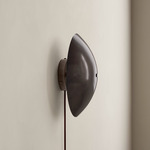 Brass Arundel Surface Mount - Pewter Canopy / Blackened Brass Shade
