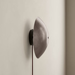 Brass Arundel Surface Mount - Blackened Brass Canopy / Pewter Shade