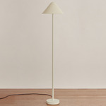 Eave Floor Lamp - Bone / Bone Shade