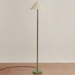 Eave Floor Lamp - Reed Green / Bone Shade