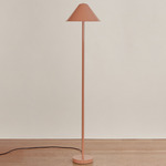 Eave Floor Lamp - Peach / Peach Shade