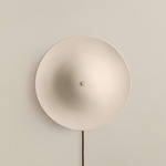 Alien Surface Mount - Brass Canopy / White Clay Shade