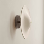 Alien Surface Mount - Pewter Canopy / White Clay Shade