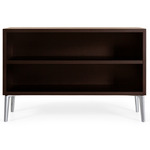 Sofa So Good Demi Shelf - Polished Aluminum / Wenge Stained Oak